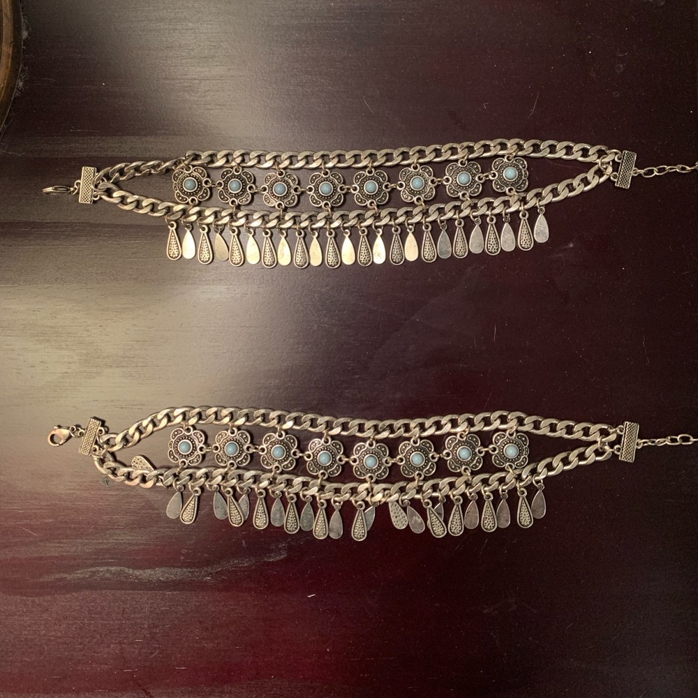 Boho ankle bracelets